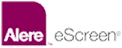 Alere eScreen logo with bold magenta and gray text, representing the company's digital drug testing and occupational health screening solutions